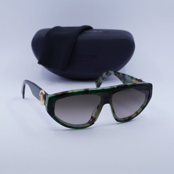 Final Price! Lanvin LNV606S 325 Green Havana/Grey Sunglasses